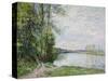 The Riverside Road from Veneux to Thomery, 1880-Alfred Sisley-Stretched Canvas