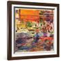 The Riviera at Menton-Peter Graham-Framed Giclee Print