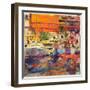 The Riviera at Menton-Peter Graham-Framed Giclee Print