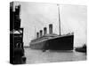 The RMS Olympic Sister Ship to the Titanic Arriving at Southampton Docks, 1925-null-Stretched Canvas