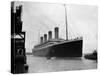 The RMS Olympic Sister Ship to the Titanic Arriving at Southampton Docks, 1925-null-Stretched Canvas