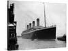 The RMS Olympic Sister Ship to the Titanic Arriving at Southampton Docks, 1925-null-Stretched Canvas