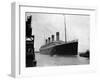 The RMS Olympic Sister Ship to the Titanic Arriving at Southampton Docks, 1925-null-Framed Photographic Print