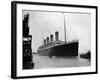 The RMS Olympic Sister Ship to the Titanic Arriving at Southampton Docks, 1925-null-Framed Photographic Print