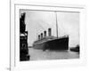 The RMS Olympic Sister Ship to the Titanic Arriving at Southampton Docks, 1925-null-Framed Photographic Print