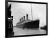 The RMS Olympic Sister Ship to the Titanic Arriving at Southampton Docks, 1925-null-Framed Photographic Print