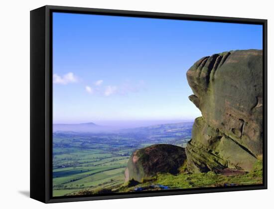 The Roaches, Staffordshire, England-Neale Clarke-Framed Stretched Canvas