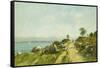 The Road, Antibes-Eugène Boudin-Framed Stretched Canvas