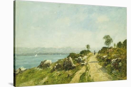 The Road, Antibes-Eugène Boudin-Stretched Canvas