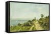 The Road, Antibes-Eugène Boudin-Framed Stretched Canvas