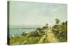 The Road, Antibes-Eugène Boudin-Stretched Canvas