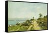 The Road, Antibes-Eugène Boudin-Framed Stretched Canvas