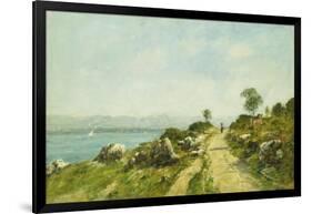 The Road, Antibes-Eugène Boudin-Framed Giclee Print