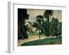 The Road at Pontoise, 1875-Paul Cézanne-Framed Giclee Print