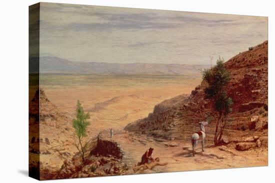 The Road Between Jerusalem and Jericho-Hubert von Herkomer-Stretched Canvas