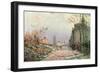 The Road, Effect of Winter, 1872-Sir Lawrence Alma-Tadema-Framed Giclee Print