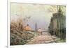 The Road, Effect of Winter, 1872-Sir Lawrence Alma-Tadema-Framed Giclee Print