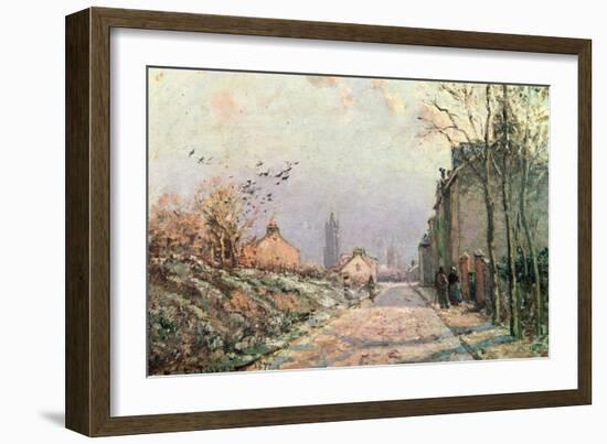 The Road, Effect of Winter, 1872-Sir Lawrence Alma-Tadema-Framed Giclee Print