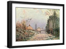 The Road, Effect of Winter, 1872-Sir Lawrence Alma-Tadema-Framed Giclee Print