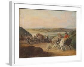 The Road from Santiago to Valparaiso-Johann Moritz Rugendas-Framed Giclee Print