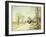 The Road from Veneux to Moret on a Spring Day, 1886-Alfred Sisley-Framed Giclee Print