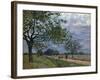 The Road from Versailles to Louveciennes, 1879-Alfred Sisley-Framed Giclee Print