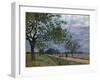 The Road from Versailles to Louveciennes, 1879-Alfred Sisley-Framed Giclee Print