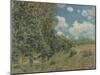 The Road from Versailles to Saint-Germain, 1875-Alfred Sisley-Mounted Giclee Print