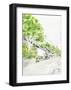 The Road in Japan, Highway Scenery-Kenji Fujimura-Framed Art Print