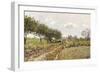 The Road in the Countryside, 1876-Alfred Sisley-Framed Giclee Print