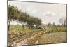 The Road in the Countryside, 1876-Alfred Sisley-Mounted Giclee Print