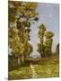 The Road leading to the Lake-Henri-Joseph Harpignies-Mounted Giclee Print