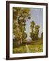 The Road leading to the Lake-Henri-Joseph Harpignies-Framed Giclee Print