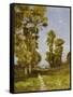 The Road leading to the Lake-Henri-Joseph Harpignies-Framed Stretched Canvas