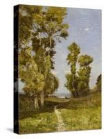 The Road leading to the Lake-Henri-Joseph Harpignies-Stretched Canvas