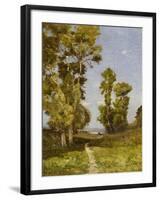 The Road leading to the Lake-Henri-Joseph Harpignies-Framed Giclee Print