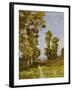 The Road leading to the Lake-Henri-Joseph Harpignies-Framed Giclee Print