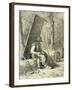 The Road Mender-Jean-François Millet-Framed Giclee Print