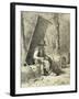 The Road Mender-Jean-François Millet-Framed Giclee Print