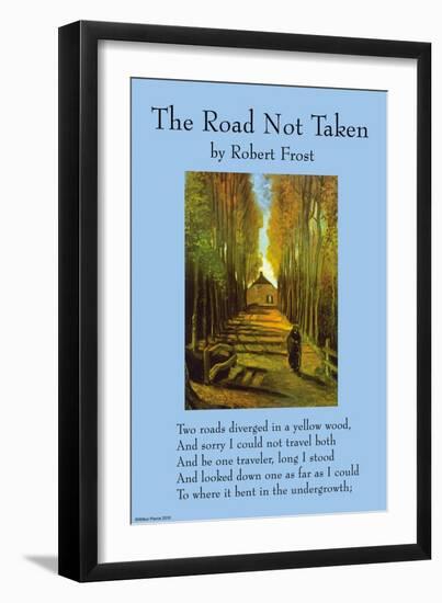 The Road Not Taken-null-Framed Art Print