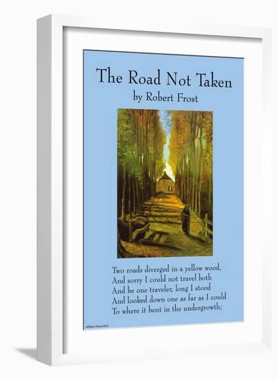 The Road Not Taken-null-Framed Art Print