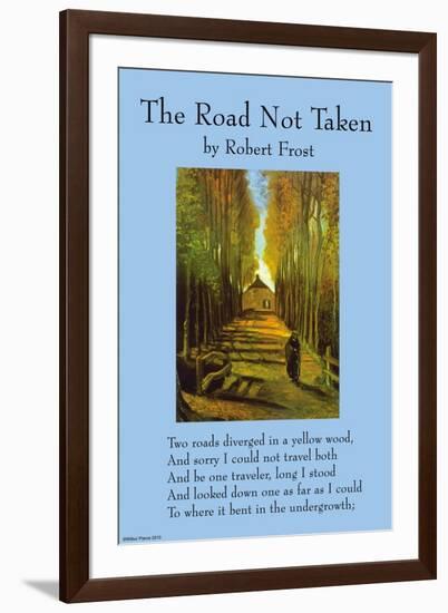 The Road Not Taken-null-Framed Art Print