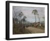 The Road of Louvecienne, 1870-Camille Pissarro-Framed Giclee Print