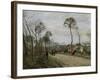 The Road of Louveciennes, c.1870-Camille Pissarro-Framed Giclee Print