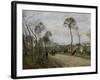 The Road of Louveciennes, c.1870-Camille Pissarro-Framed Giclee Print