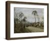 The Road of Louveciennes, c.1870-Camille Pissarro-Framed Giclee Print