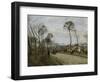 The Road of Louveciennes, c.1870-Camille Pissarro-Framed Giclee Print