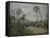 The Road of Louveciennes-Camille Pissarro-Framed Stretched Canvas