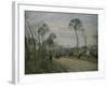 The Road of Louveciennes-Camille Pissarro-Framed Giclee Print