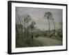 The Road of Louveciennes-Camille Pissarro-Framed Giclee Print